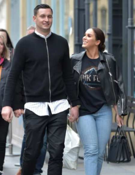 Vicky Pattison and her boyfriend together 